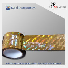 Hologram effect wrapping Metallized Tape with customize printed